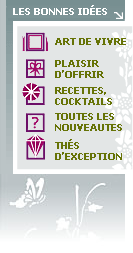 les bonnes id�es autour du th�