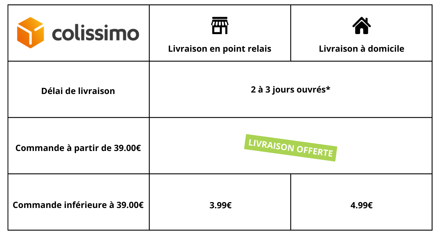 Conditions de livraison Vert-tiges.com