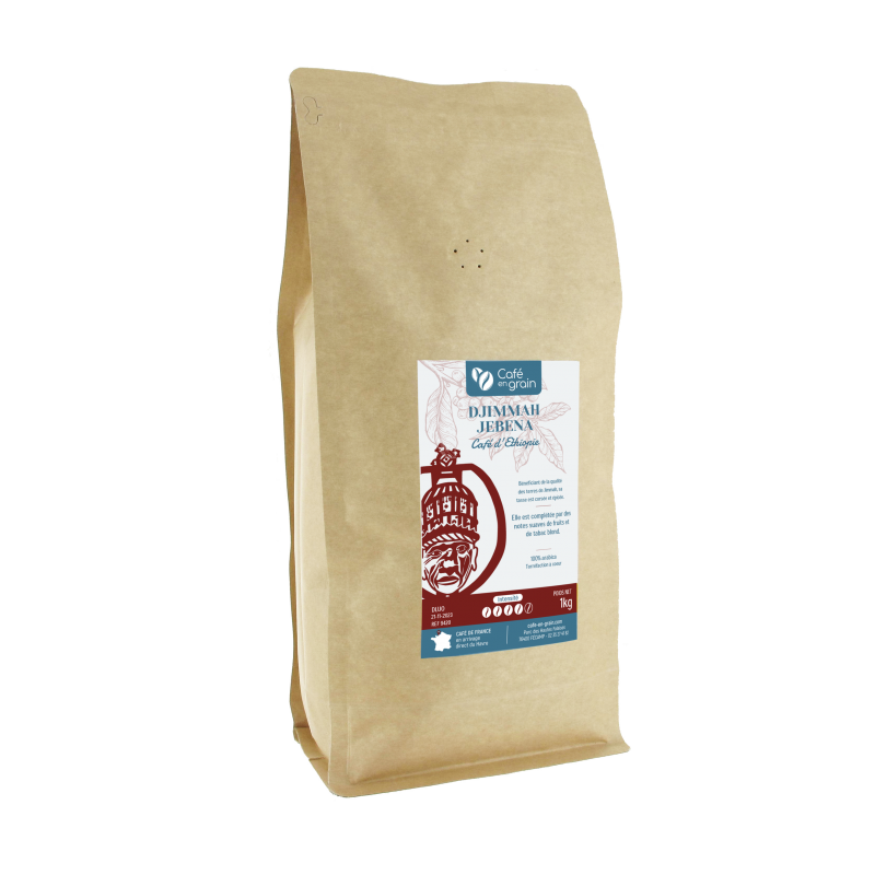 Sac 1kg - Café Ethiopie Djimmah Jebena
