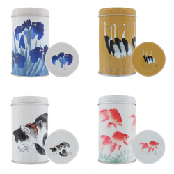 Pack 4 boites à thé ASIAN