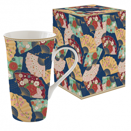 Coffret mug géant EVENTAILS