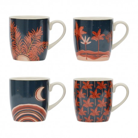 Set 4 mugs BAIN DE MINUIT