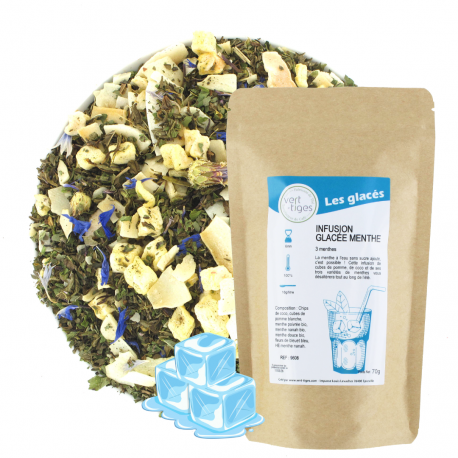Infusion glacée menthe