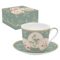 Coffret Tasse Déjeuner Ombrelles en Porcelaine 40cl