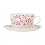Tasse à thé DORSET bordeaux