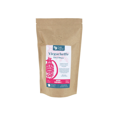 Café Ethiopie YIRGACHEFFE - Sac 250g