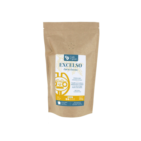 Café d'altitude Colombie Excelso- Sachet 250g