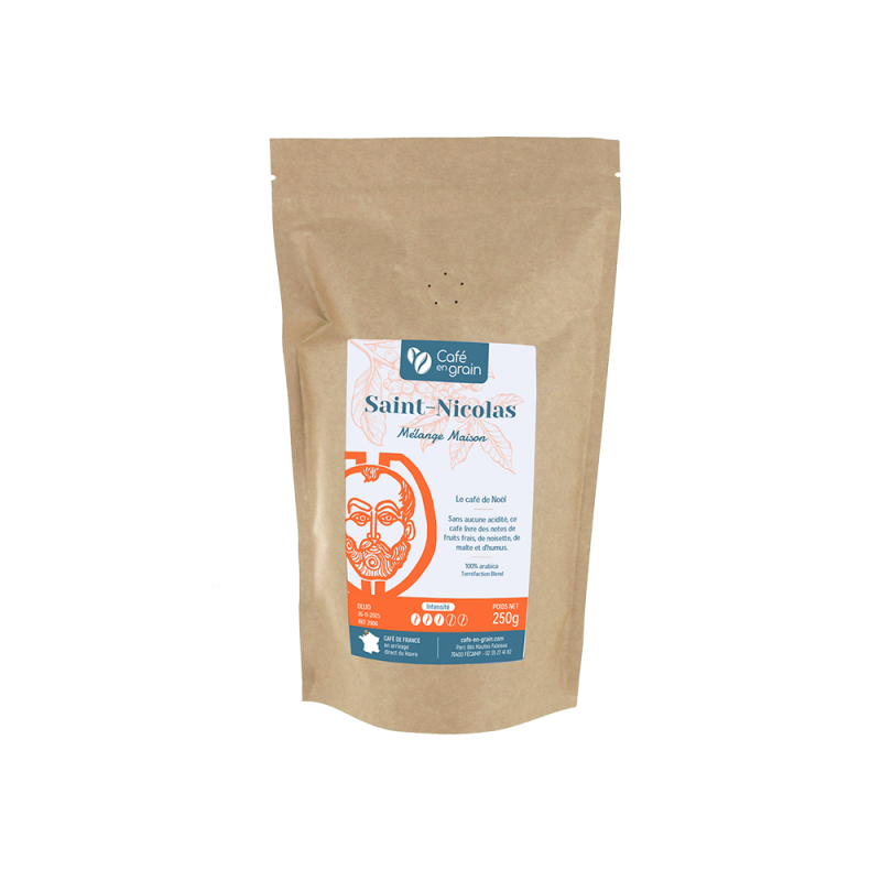 Café mélange maison SAINT NICOLAS - Sac 250g