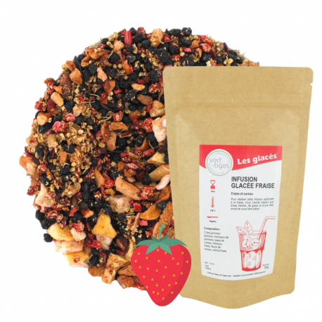 Infusion glacée fraise
