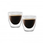 Set 2 gobelets verre double paroi EXPRESSO