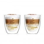 Set 2 gobelets verre double paroi FEERIE