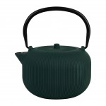 Théière en fonte 1L TRESSE verte