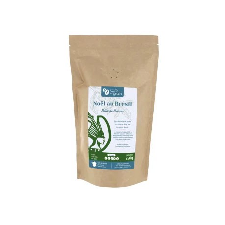 Café mélange maison Noël au Brésil - Sac 250g
