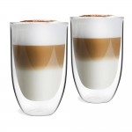 Set 2 Gobelets Verre Double Paroi Crema