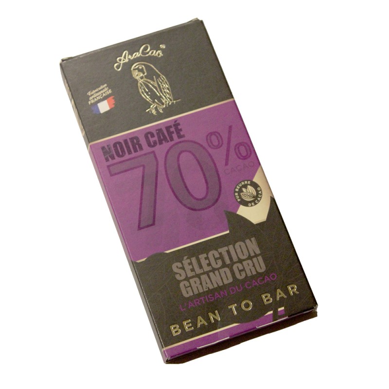 Tablette Chocolat Noir Café