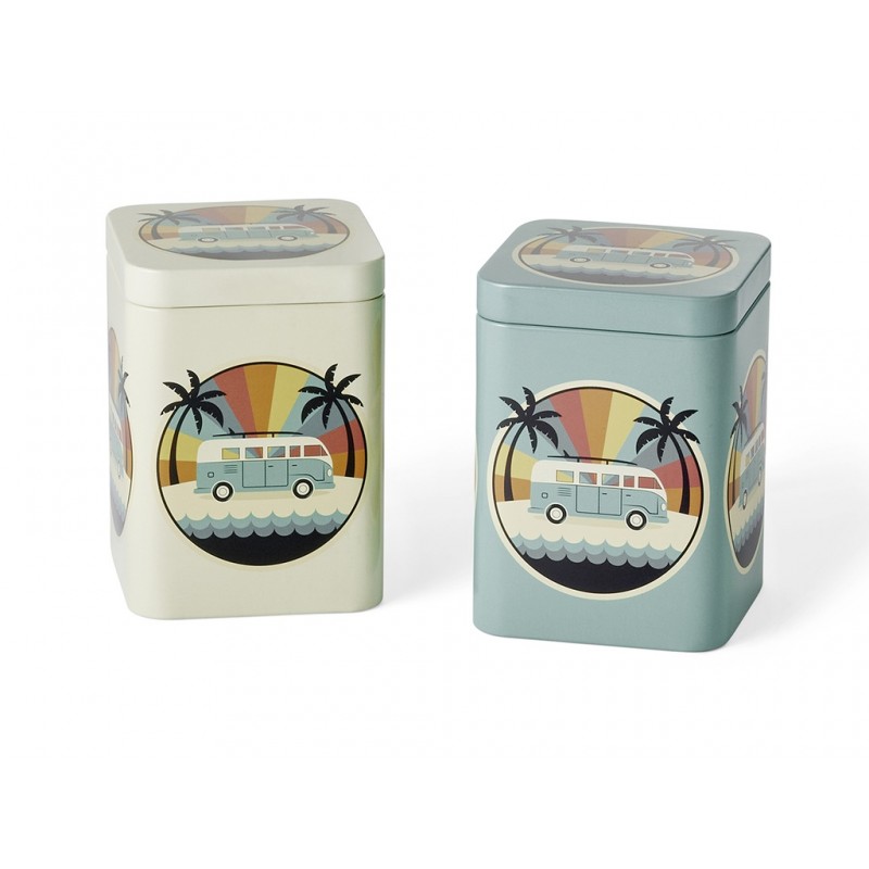 Set 2 boîtes à thé 100g SANTA CRUZ