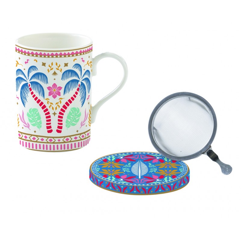 Coffret tisanière PALM BEACH
