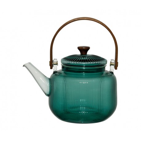  Théière verre LINEA émeraude Théière verre LINEA émeraude NOUVEAU Théière verre LINEA émeraude