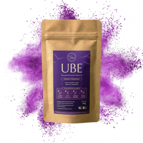 Poudre d'UBE - Poudre d'Igname Violette 40g