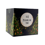 Cube de Noël 4 Fleurs de Thé