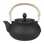Théière en fonte ROSACES NOIRE 80cl