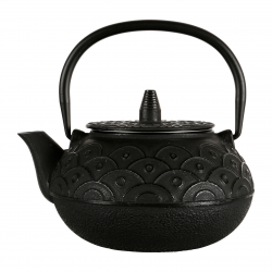 Théière en fonte VAGUES NOIRE 85cl