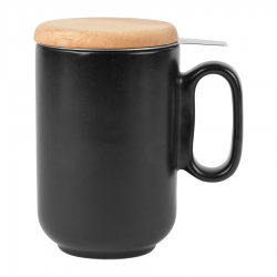 Tisanière WOODY noire