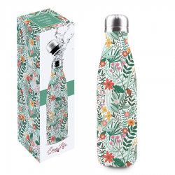 Coffret bouteille isotherme FLEURS SAUVAGES