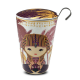 Tisanière TEAEVE LITTLE CLEOPATRE bleue filtre inox