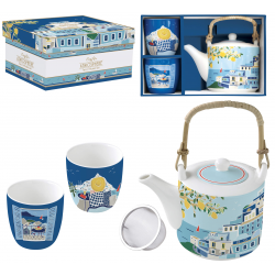 Coffret théière 0,6L SORRENTE av. gobelets