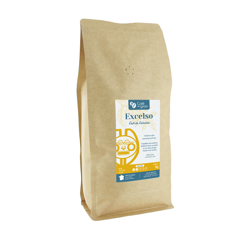  Sac 1kg- Café d'altitude Colombie Excelso