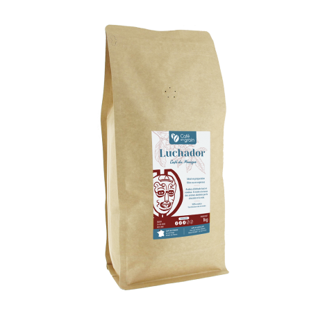 Sac 1kg- Café Mexique LUCHADOR pur Veracruz 