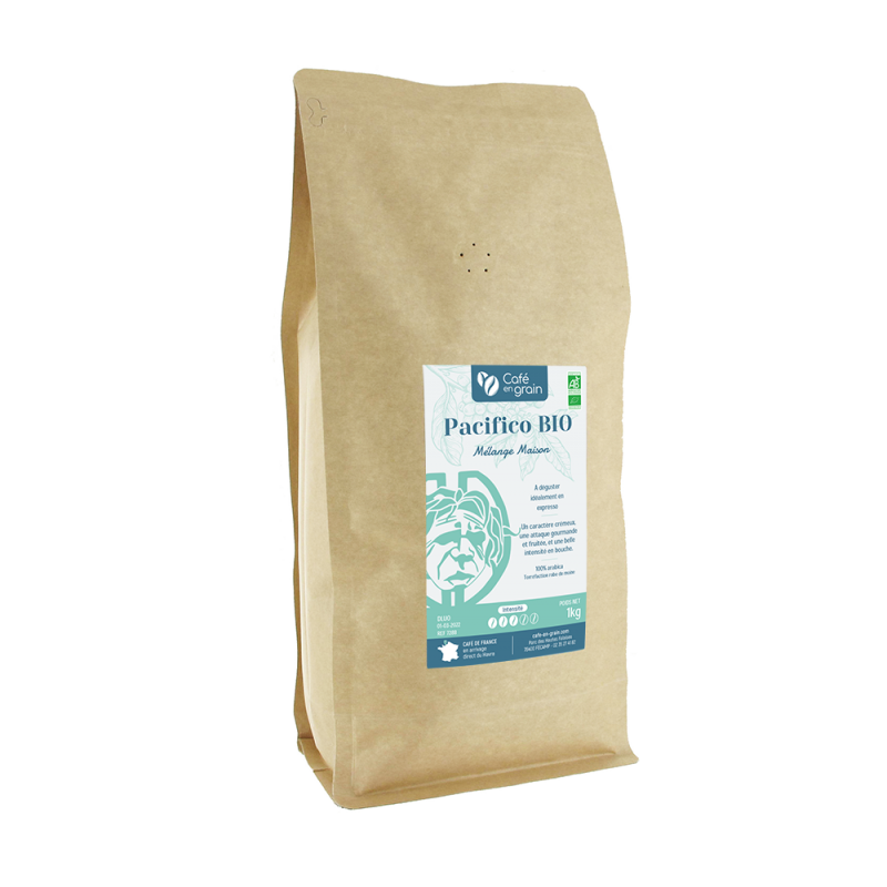 Sac 1kg - Café mélange maison PACIFICO BIO*