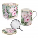 Coffret Tisanière Rosier Rose