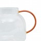 Théière verre BOREALES orange