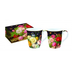Coffret mugs ROSIER FUSHIA
