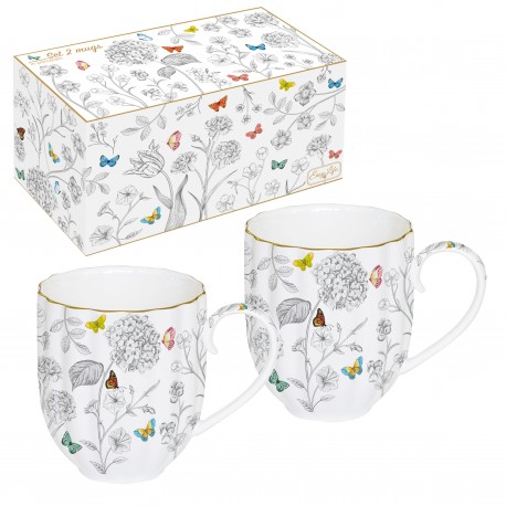 Coffret mugs BUTTERFLY