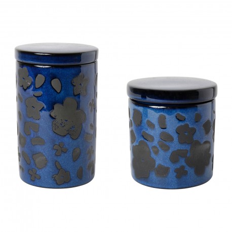 Set de Pots AZUR en Grès avec Couvercles