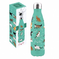 Coffret bouteille isotherme CHAT CH'BOIT!